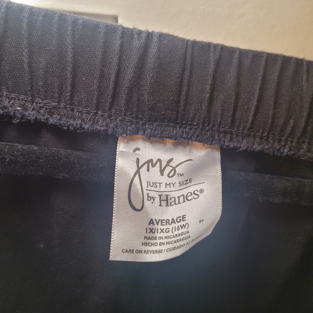 Just my Size by Hanes Black Stretchy Pants - Picture 5 of 6